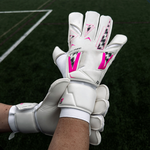 Guantes de portero de fútbol profesionales para adultos de látex, antideslizantes, con protección para los dedos, de goma PU, silicona, gel, agarre tipo gecko - Product Image 4