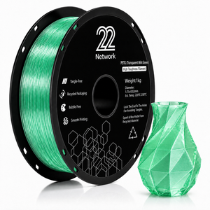เส้นพลาสติก PETG สีเขียวมิ้นท์ใส ขนาด 1.75 มม. น้ำหนัก 1 กก. สำหรับเครื่องพิมพ์ 3 มิติ ความทนทานสูง ขายส่งจำนวนมาก - Product Image 1