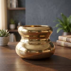 Brass Gourd Shape Furniture Leg for Table Modern Design Home Office Use Heavy Duty - Product Image 1