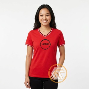 เสื้อยืดผู้หญิงเดลต้าแบบสั่งทำพิเศษ เป็นมิตรกับสิ่งแวดล้อม ผ้าฝ้ายเจอร์ซีย์ 100% ระบายอากาศได้ดี เสื้อผ้าสำหรับชมรมนักศึกษา เสื้อผ้าธีต้ากรีก - Product Image 4