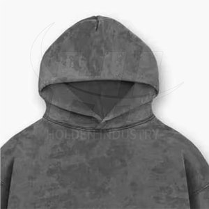 Sweat à capuche décontracté moderne délavé à l'acide, confort quotidien, qualité durable, vente en gros - Product Image 4