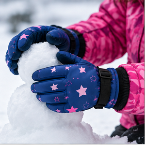Guantes Unisex de Invierno Impermeables con Pantalla Táctil, para Esquí, Snowboard, Ciclismo, Antideslizantes, Gruesos, de Felpa, Resistentes al Viento, de Poliéster - Product Image 4