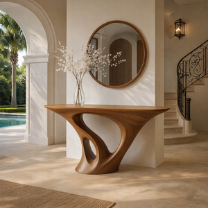 Muebles para Hotel y Villa, Último Diseño Moderno, Mesas Rectangulares para Recibidor, Mesa Consola de Madera para Sala de Estar - Product Image 2