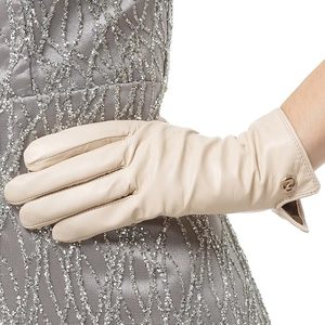 Gants en cuir pour femmes - Gants d'hiver avec doublure en polaire - Product Image 1
