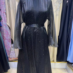 New Dubai Beautiful Black Traditional <b>Islamic</b> <b>Clothing</b> for Women Saudi Arabia Abaya Dubai Abaya Muslim <b>Clothing</b> Gulf Cloths - Product Image 1