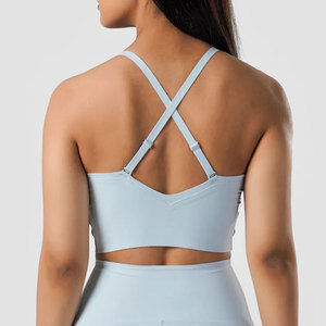 Design Your Own Women's Summer Gym Wear 1 Piece High Waist Leggings & Sports <b>Bra</b> Triangle Cup Wire Free Breathable Spandex/Nylon - Product Image 6
