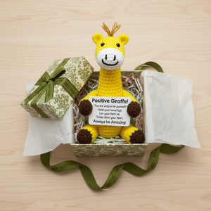 Juguetes de Peluche de Jirafa Tejidos a Mano para Decoración de Escritorio, Adorno para Mochila Escolar, Regalo para Personas Mayores - Product Image 2