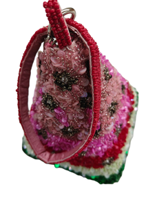 Premium Quality Cotton Canvas Hand <b>Beaded</b> Handbag for Casual or Travel & Shopping Use Available for Wholesale Supply - Product Image 2