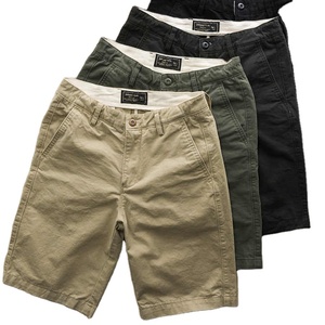 Shorts de golf décontractés pour hommes, livraison directe usine, kaki premium, cargo, légers, extensibles, coupe athlétique, personnalisables - Product Image 5