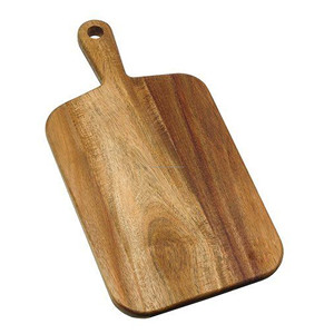 Bloques de cortar de madera maciza de Acacia orgánica personalizada, tablas de cortar de charcutería de madera, tabla de cortar de madera con mango - Product Image 5