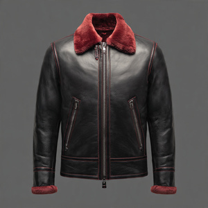 เสื้อแจ็คเก็ตหนังขนสัตว์คุณภาพสูงระดับหรู - Product Image 5