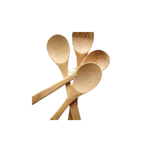 Cuchara de Bambú con Logotipo Personalizado, Cuchara de Madera Natural Ecológica, Vajilla Reutilizable para Restaurante y Hogar - Product Image 4
