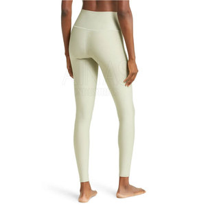 Leggings pour femmes coupe ajustée, taille mi-haute, confortables, extensibles, respirants, séchage rapide, tricotés, pour yoga, gym, tenue décontractée, flexibles - Product Image 3