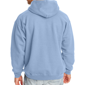 Sudadera con Capucha para Hombre, Color Sólido, Corte Regular, Felpa de Algodón, Informal, para Otoño, con Bolsillo Delantero y Capucha con Cordón Ajustable - Product Image 5