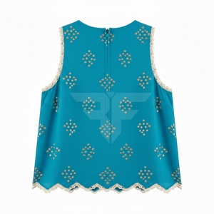 Premium Quality Tank <b>Top</b> Lightweight Durable Fabric Gym, Yoga, and Lifestyle Sleeveless Women Blouse - Product Image 2