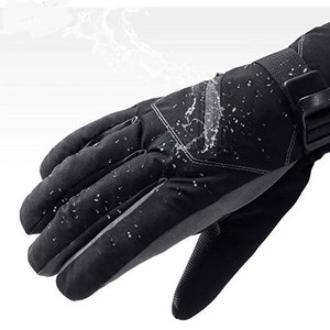 Outdoor Thermal Snow Men Waterproof Women's Black Touchscreen Warm Custom Skiing Leather Winter Gloves - Product Image 6