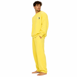 Traje de lana extragrande para hombre, hecho de tela de lana gruesa, de corte holgado y cómodo, tacto suave y cálida sensación acogedora para estar en casa o viajar. - Product Image 2