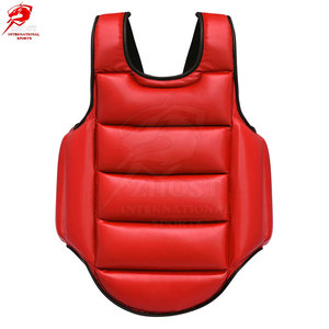 Gilet de protection thoracique professionnel en cuir de haute qualité pour l'entraînement de boxe – Matériaux durables, écologiques et respirants pour un confort optimal - Product Image 2