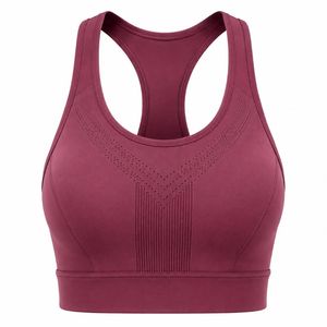 Women's Navy <b>Blue</b> Racerback Sports <b>Bra</b> High Support Lightweight Seamless Breathable Mesh Panels Eco-Friendly Quick Dry Front - Product Image 3