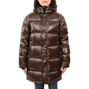 <b>Women</b> Long Puffer Coat Winter Warm Hooded Jacket Long Sleeve Parka Full Length Down Coats With Zip - Product Image 1