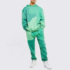 ชุดวอร์มผู้ชายราคาประหยัดสำหรับฤดูหนาว ลายพิมพ์แบบ Acid Wash สำหรับออกกำลังกายและวิ่งจ๊อกกิ้ง ผลิตจากผ้าฝ้าย 100% ขายส่ง ผลิตในประเทศปากีสถาน - Product Image 4