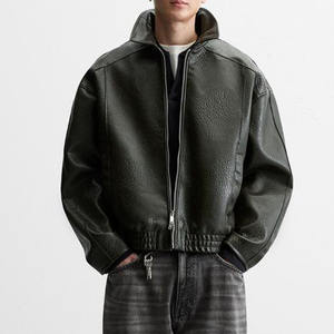 Chaqueta de Cuero Personalizada con Grabado, Estilo Vintage, para Hombre, Talla Grande - Product Image 1