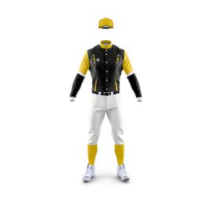 High Quality Men's Custom Baseball Uniform-Latest Design Breathable Lightweight Moisture Wicking Custom <b>Printed</b> Embroidered - Product Image 2