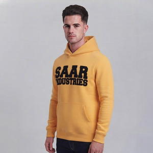 Sweat à capuche en polaire bleu Saar Industries, coupe ample, pull décontracté pour homme, anti-boulochage, hiver, 180g, longueur intégrale - Product Image 6