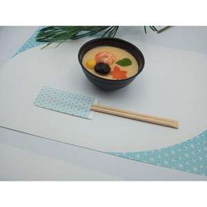 Kyushu Paper Co. Ltd. Japanese Style Commercial Use Disposable Table Mats Pads 100 Sheets Shippo <b>Blue</b> 26 X 38 Cm-SP-1T <b>Placemat</b> - Product Image 2