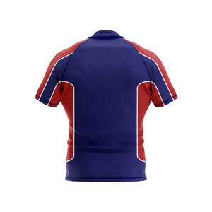 Camiseta de Rugby con Sublimación Completa, Tejido Interlock de Poliéster Resistente, Diseño Personalizado para Equipos Profesionales Hoodrix - Product Image 3