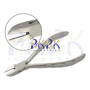 Coupe-fil de précision en acier inoxydable de 145 mm avec poignées ergonomiques et mors lisses pour la fabrication de bijoux - Product Image 1