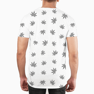 Wholesale <b>Mens</b> Printed <b>Short</b> <b>Sleeve</b> T <b>Shirt</b> <b>White</b> Cotton Polyester Blend <b>Mens</b> Tee Custom Printing Private Label Streetwear <b>Shirt</b> - Product Image 4