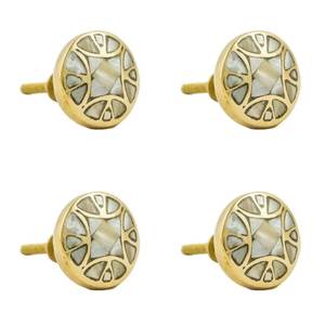 Boutons de tiroir et de meuble en nacre et résine, design tendance, à prix très compétitifs - Product Image 1