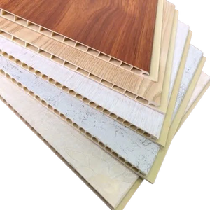 Panneaux muraux en WPC recyclables et résistants aux termites pour la décoration intérieure Revêtement brillant avec noyau de construction durable - Product Image 1