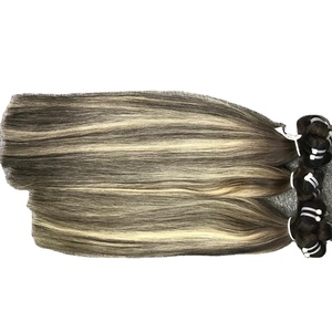 Remy VIP Hair Colorful Piano Pre-Bonded Bundles Extensiones de cabello humano alineadas con cutícula Fábrica Precio al por mayor - Product Image 1