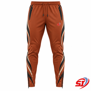 Football Training <b>Pants</b> Lava <b>Line</b> Tapered Quick Dry Spandex/Cotton Drawstring Closure Lightweight Summer Mens Soccer Teamwear - Product Image 1