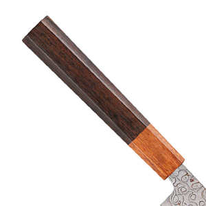 STEEL CRAFT INTERNATIONAL Premium Quality <b>Custom</b> Made DIY OEM Japanese Style Copper Damascus Steel Chef Knife Multi-Functional - Product Image 5