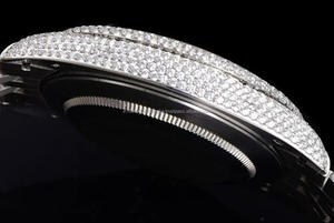 Montre mécanique en moissanite glacée, montre en diamant, montre automatique de luxe hip-hop pour hommes, acier inoxydable, résistante à l'eau 100 bars - Product Image 5