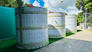Polypropylene Acid <b>Storage</b> Tank 2000L Pressure Vessel for Water with Chemical Resistance and Customized Dimensions - Product Image 4