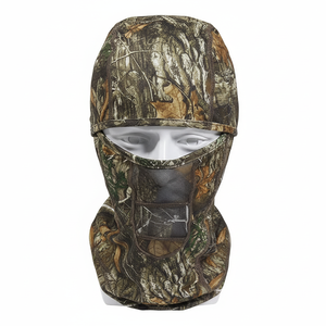 Cagoule de chasse tactique camouflage respirante en maille, masque intégral, équipement d'extérieur, cache-cou de protection pour la forêt - Product Image 5