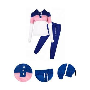 Chándal estampado de invierno de mezcla de poliéster/algodón para hombres y mujeres, proveedores personalizados, ropa deportiva, ropa de calle, chándal de 2 piezas - Product Image 3