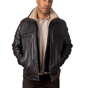 Men's High Quality Cowhide Leather Biker <b>Jacket</b> Western Rider Fashion Casual Wear Private Label Manufacturer - Product Image 5