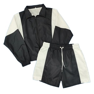 Cortavientos para hombre, conjunto de pantalones cortos cortavientos, conjunto de pantalones cortos de nailon para hombre, conjunto cortavientos para hombre - Product Image 5