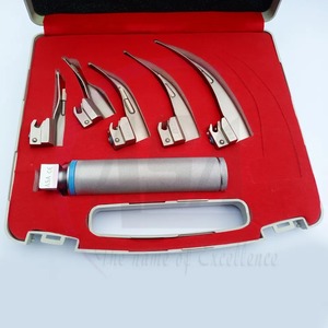 Ensembles de laryngoscopes de qualité médicale avec lames et poignées en acier inoxydable - Product Image 4