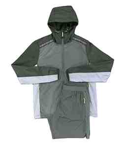 Conjunto Corto de Chaqueta Cortavientos para Hombre de Alta Calidad, Ajuste Relajado, Transpirable, de Nailon, Traje Deportivo Cortavientos 2026 OEM - Product Image 6