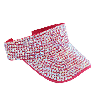 Unisex Sports Rhinestone Visor Cap Adjustable Sun Lightweight Summer Outdoor Running Tennis Golf Beach Fishing Travel Cycling - Product Image 4