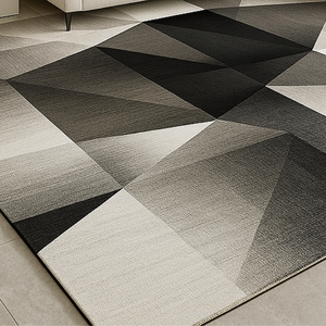 Tapis écologique en polyester de haute qualité, brillant, facile à nettoyer, antidérapant, anti-allergie, design moderne pour la maison ou le bureau - Product Image 3