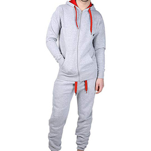 Men Winter Tracksuit Customizable Cotton Polyester Quick Dry Breathable Lightweight Design Your Own Zipper <b>Jogging</b> <b>Suit</b> - Product Image 3