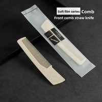 Kit d'articles de toilette jetables pour hôtel : Peigne, shampoing et gel douche, brosses à dents élégantes et articles de toilette pour invités