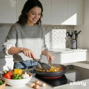 Set di 22 Utensili da Cucina in Silicone con Manico in Legno, Set di Spatole e Gadget da Cucina con Portautensili - Product Image 3